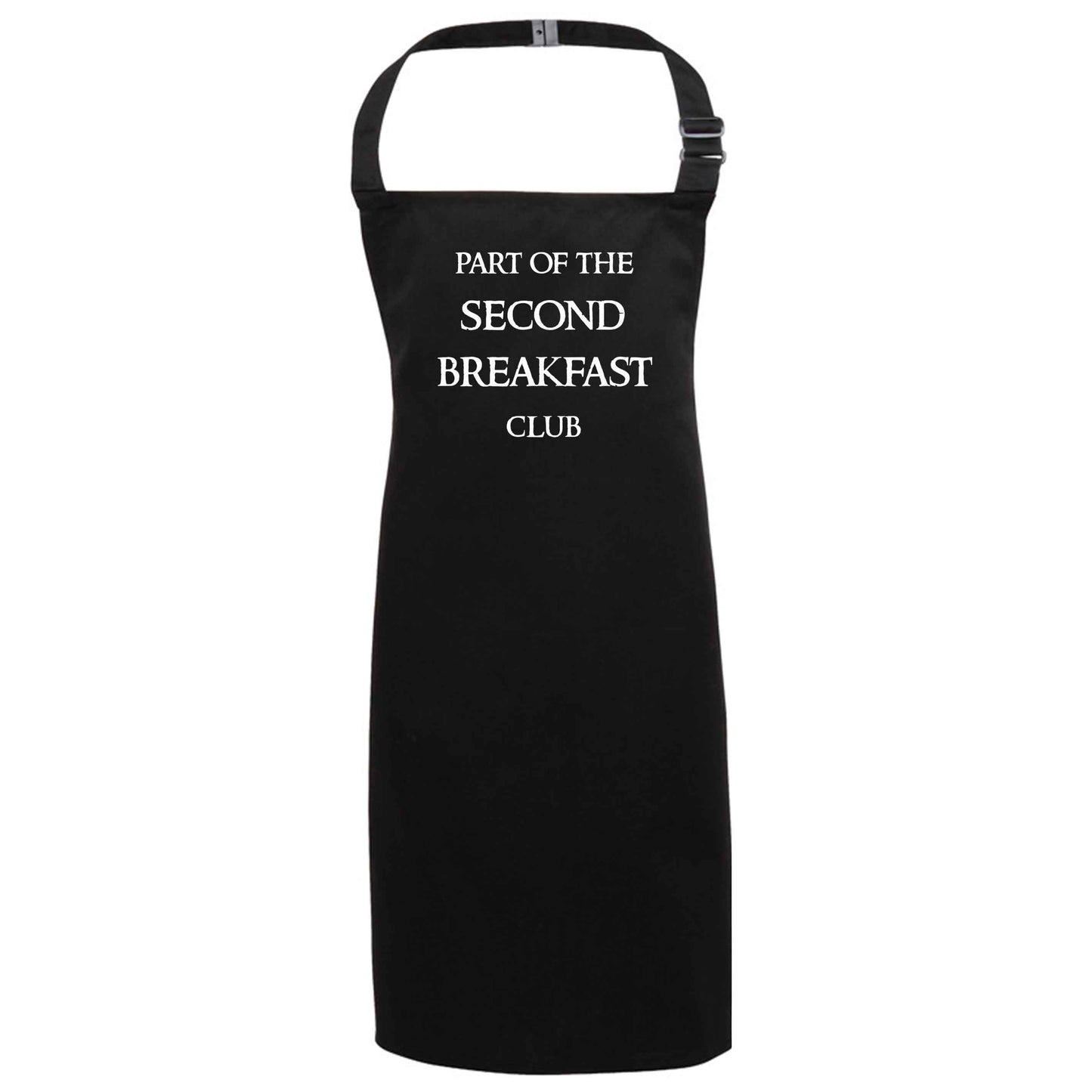 Part of the second breakfast club black apron 7-10 years