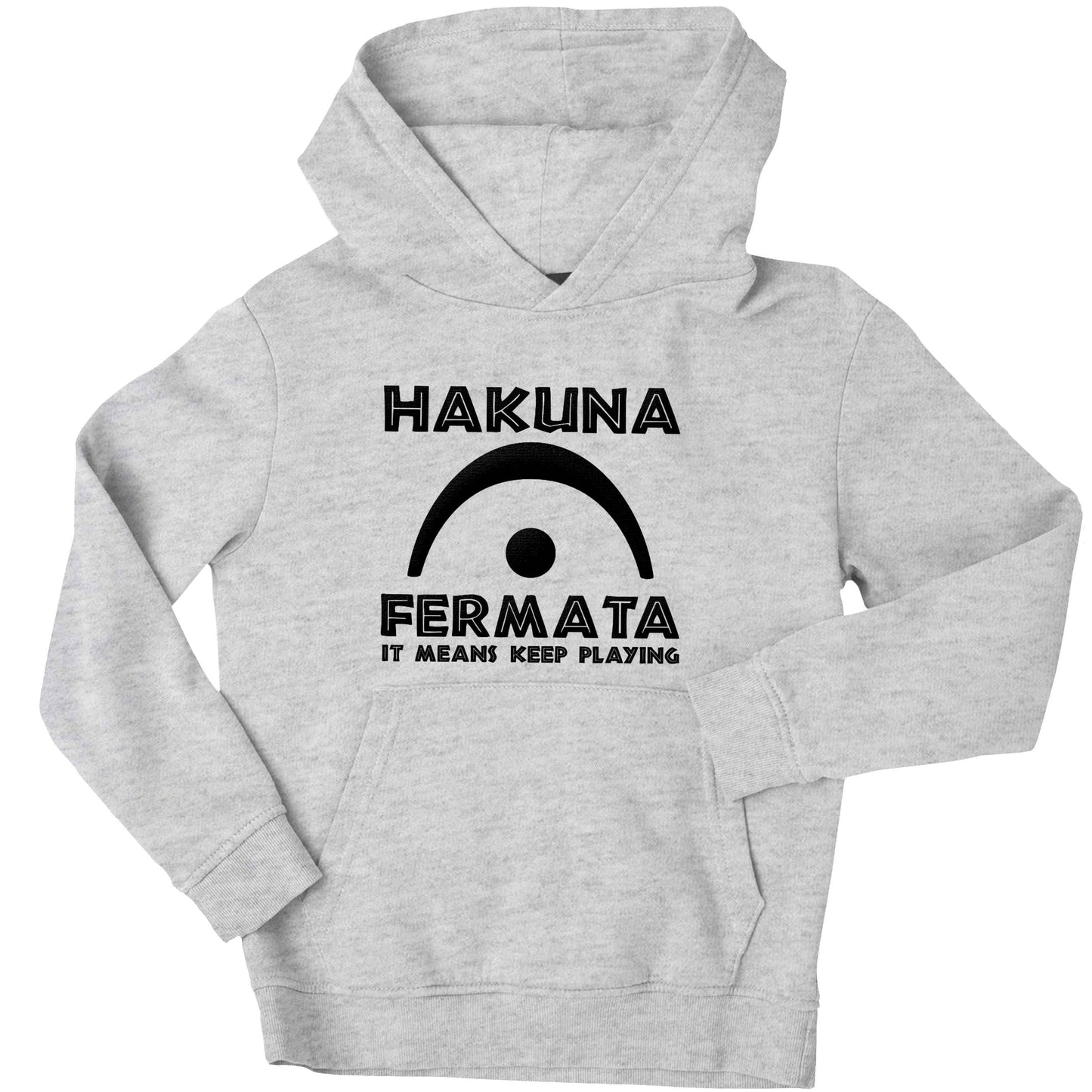Hakuna fermata children's grey hoodie 12-13 Years