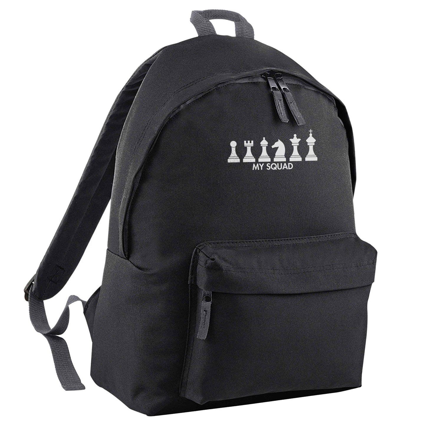 My squad black adults backpack