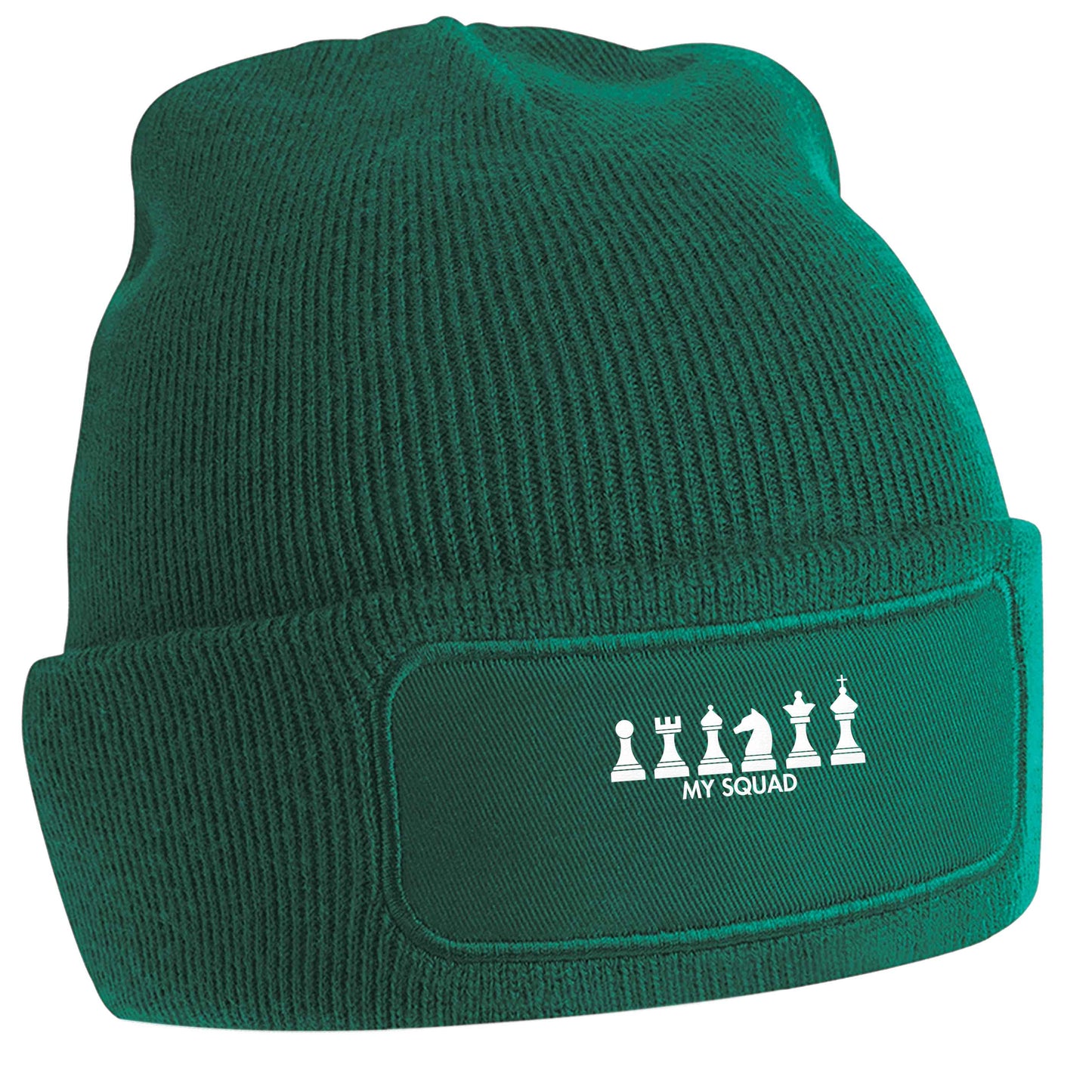 My squad green beanie hat