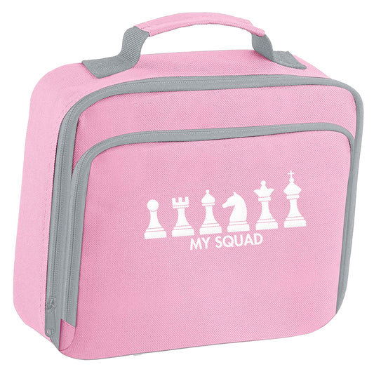 My squad insulated pink lunch bag cooler
