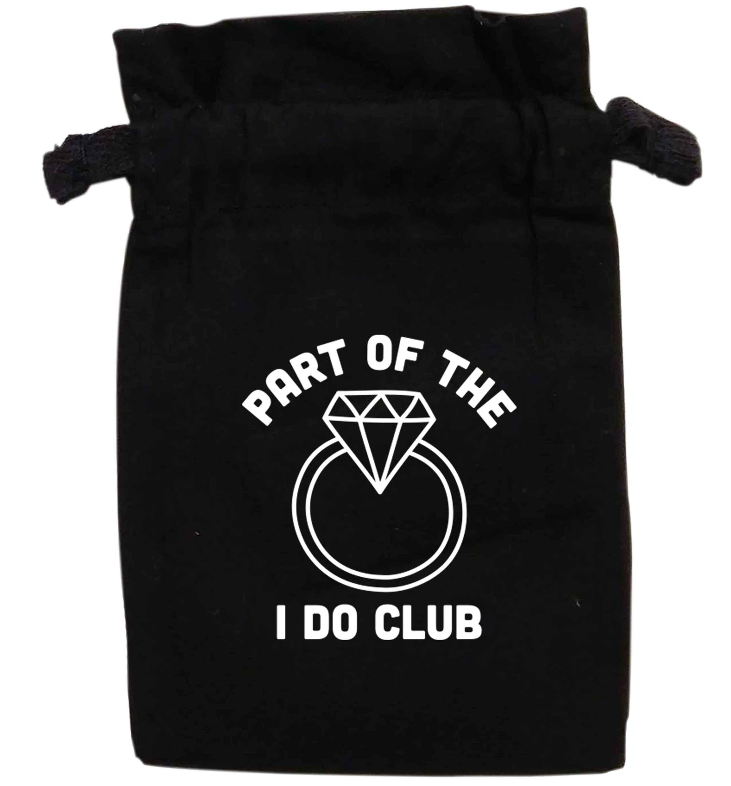 Part of the I do club | XS - L | Pouch / Drawstring bag / Sack | Organic Cotton | Bulk discounts available!