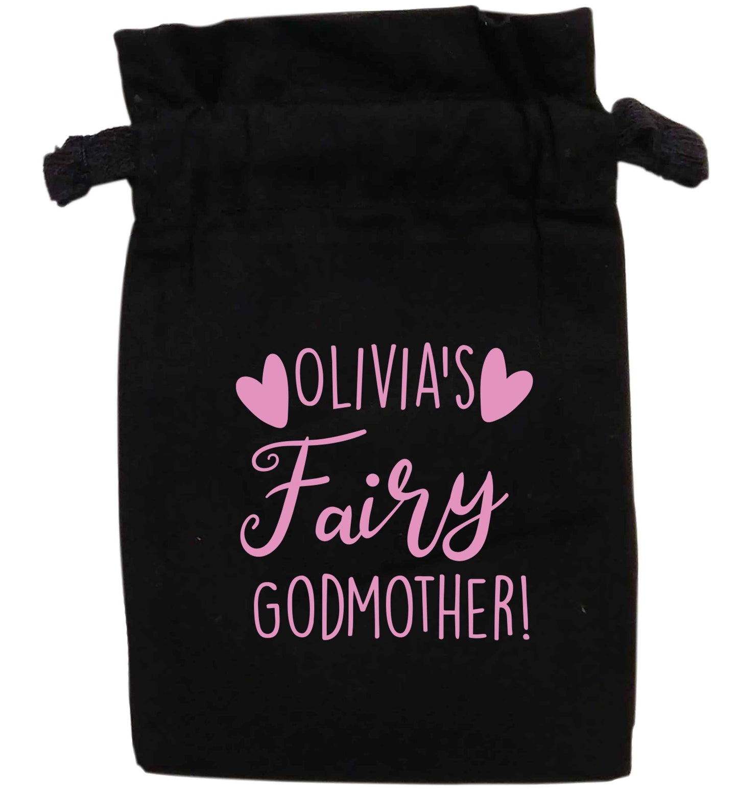 Personalised fairy Godmother | XS - L | Pouch / Drawstring bag / Sack | Organic Cotton | Bulk discounts available!