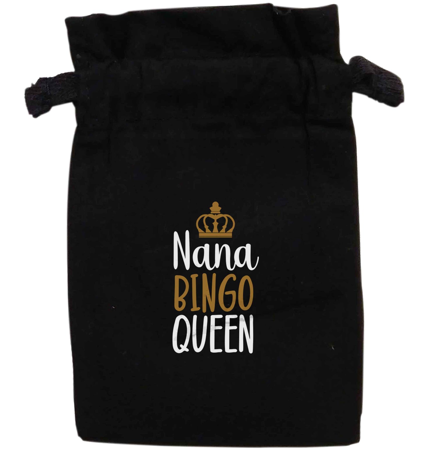 Personalised bingo queen | XS - L | Pouch / Drawstring bag / Sack | Organic Cotton | Bulk discounts available!