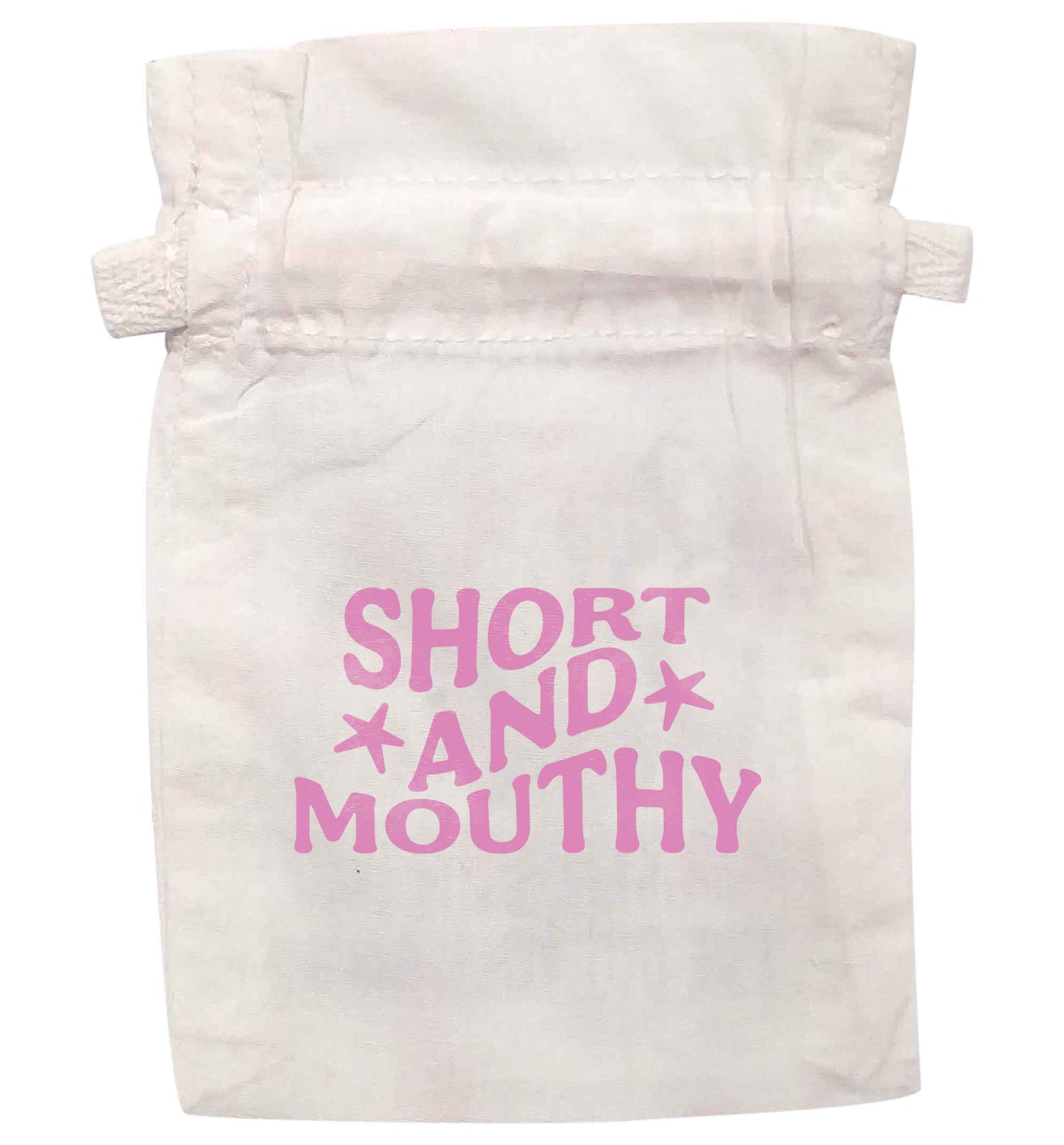 Short and mouthy | XS - L | Pouch / Drawstring bag / Sack | Organic Cotton | Bulk discounts available!