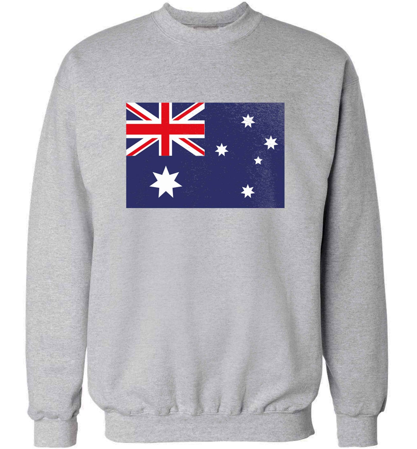 Australian Flag adult's unisex grey sweater 2XL