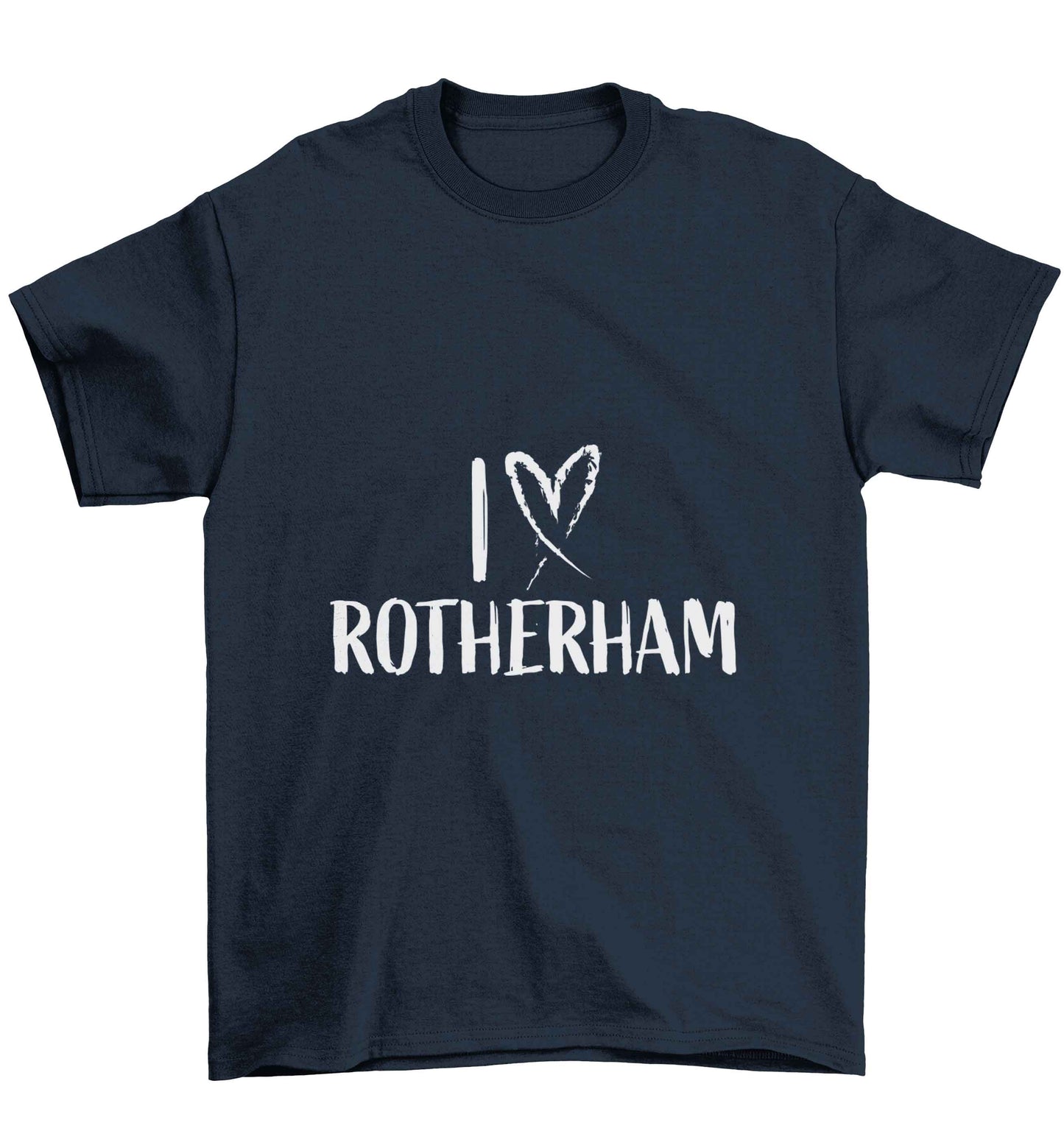 I love Rotherham Children's navy Tshirt 12-13 Years