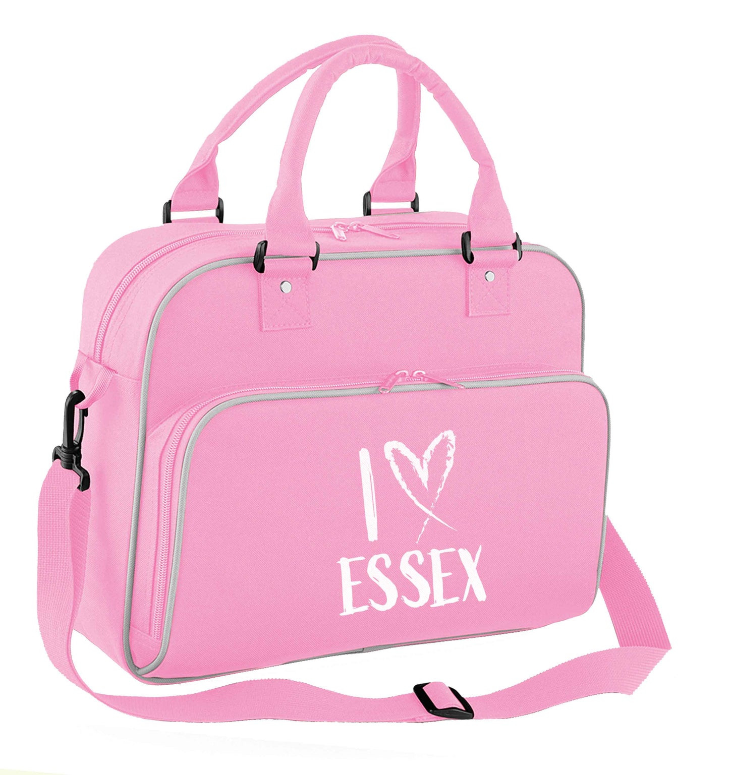 I love Essex children's dance bag baby pink