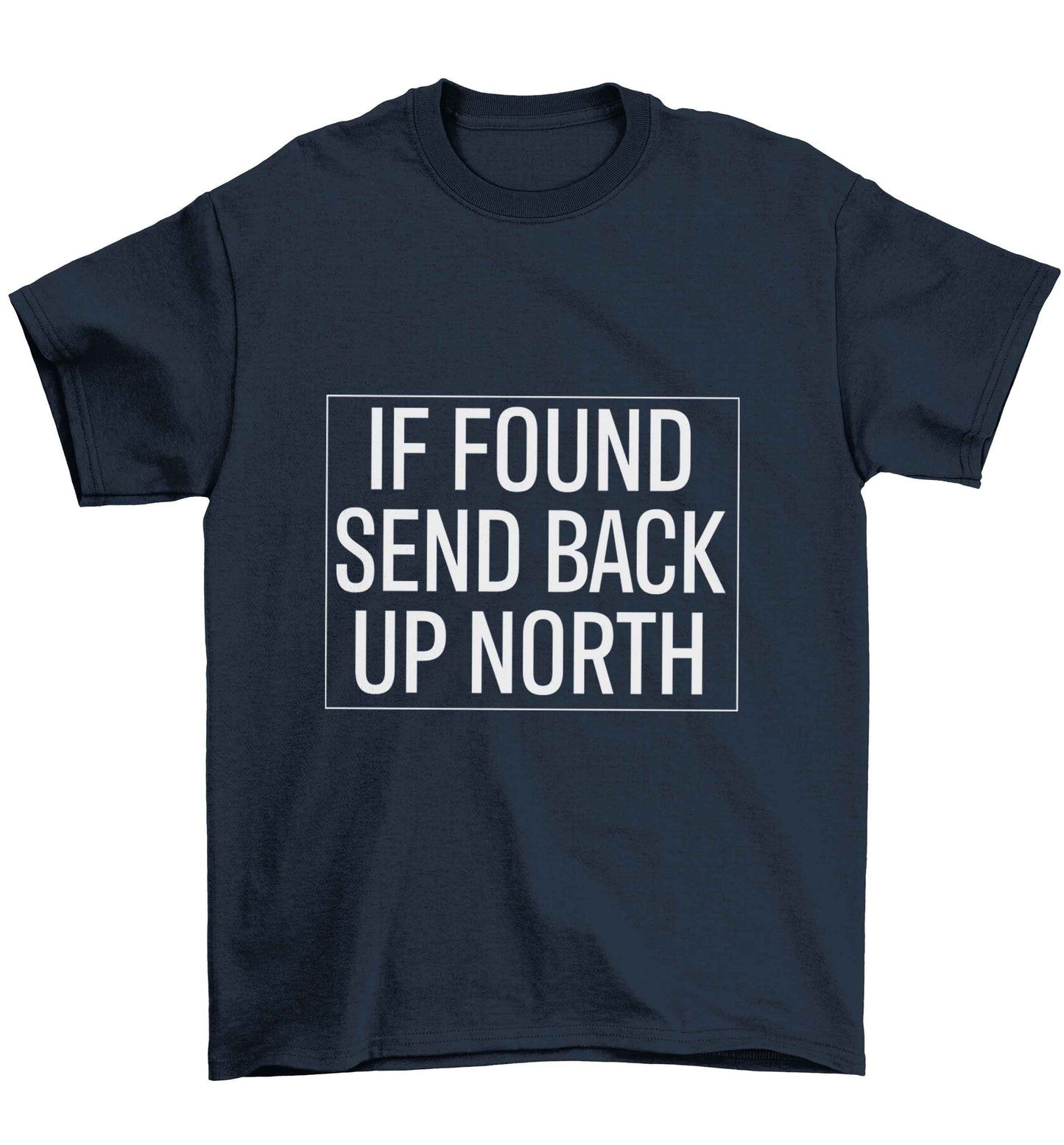 If found send back up North Children's navy Tshirt 12-13 Years