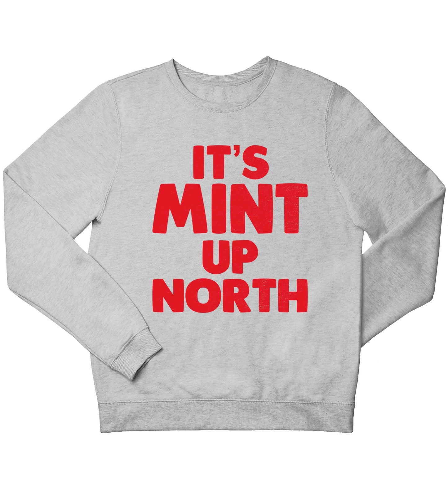 It's mint up North children's grey sweater 12-13 Years