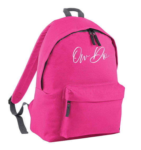 Ow do pink children's backpack
