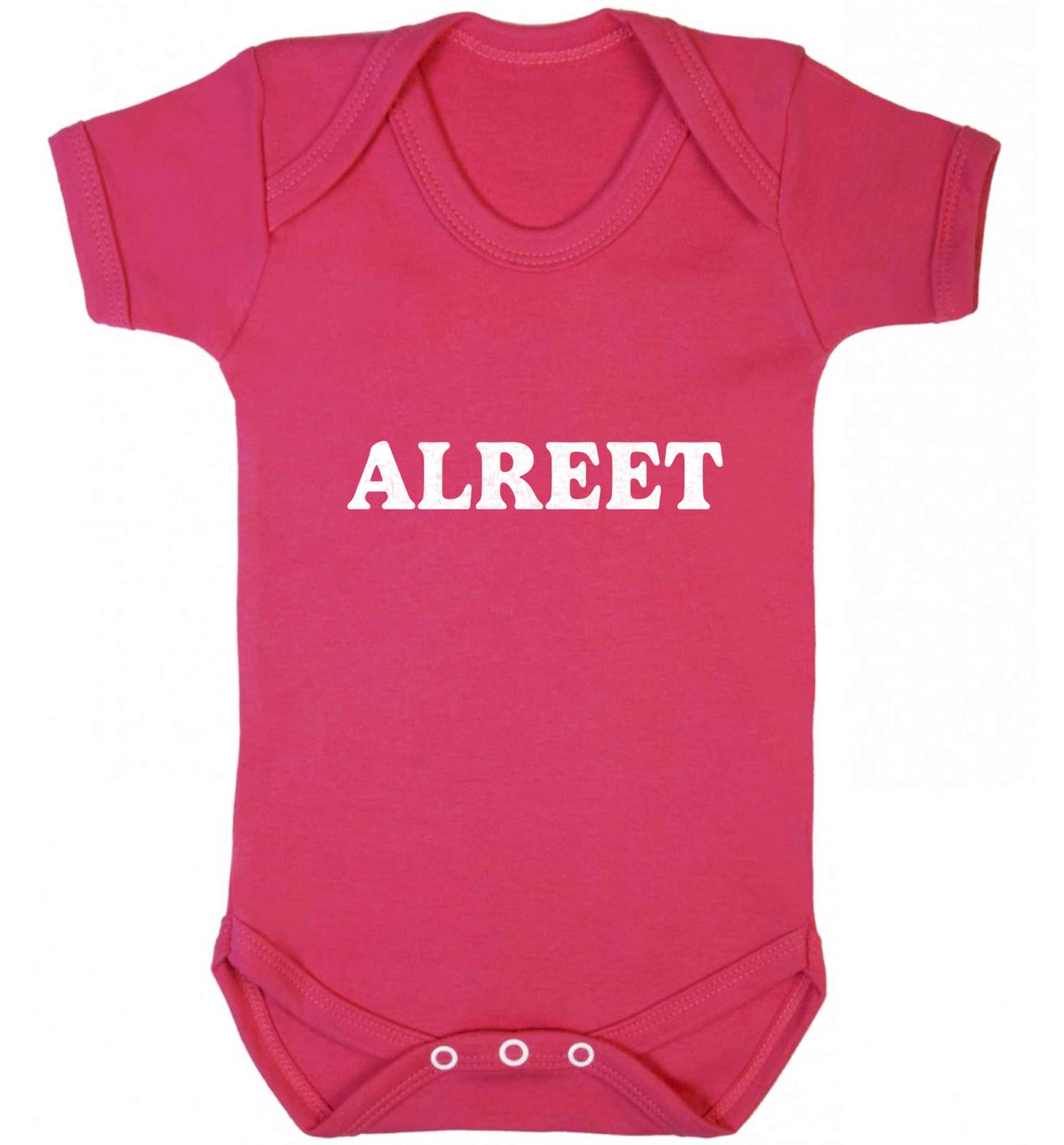 Alreet baby vest dark pink 18-24 months