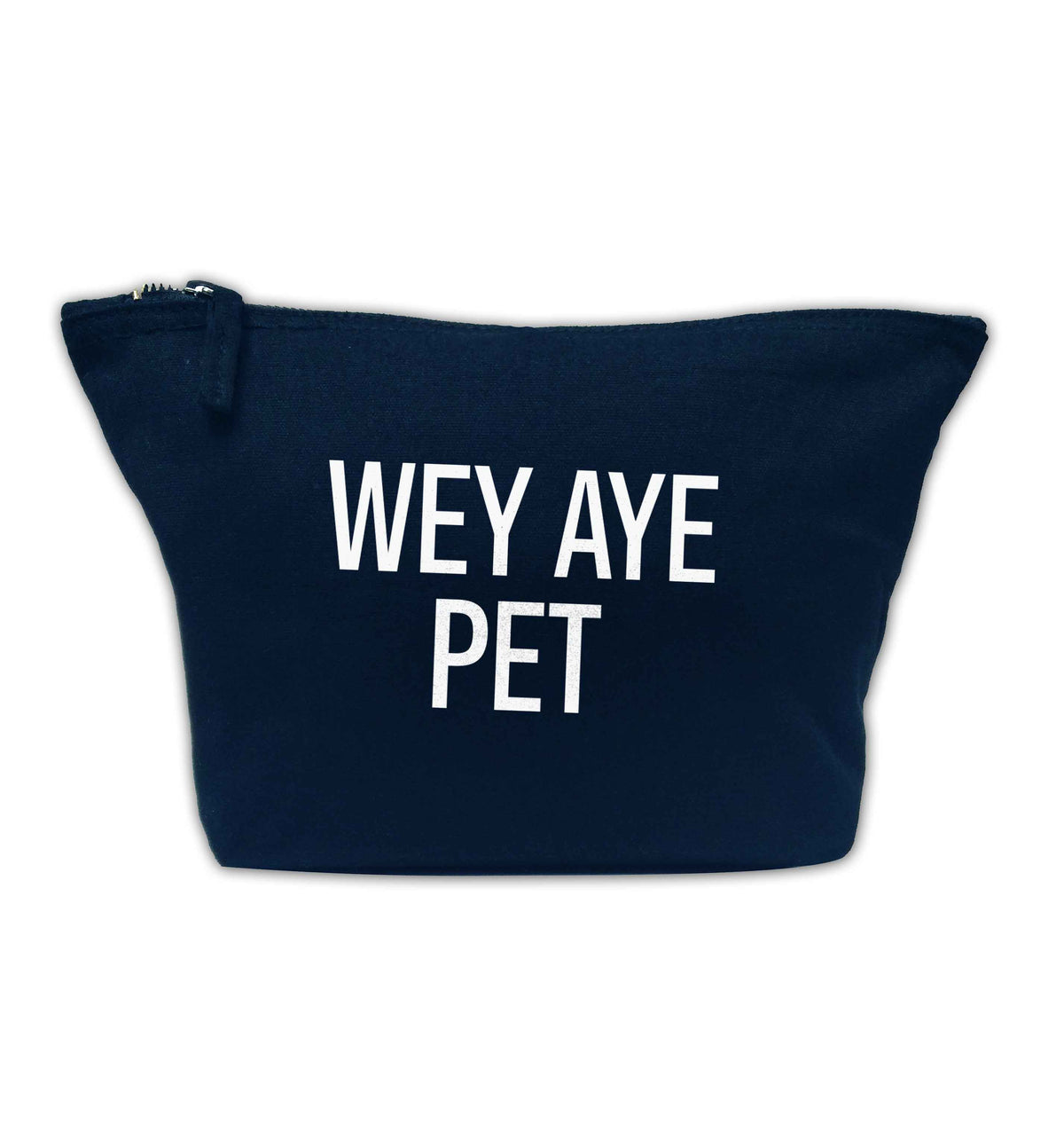 Wey Aye Pet navy makeup bag