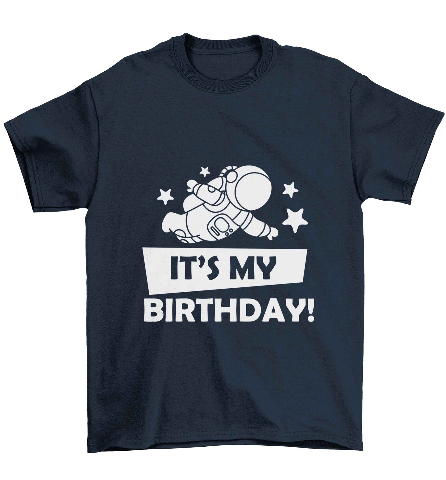 It's my birthday Children's navy Tshirt 12-13 Years