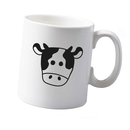 10 oz Cow illustration - pocket design ceramic mug both sides