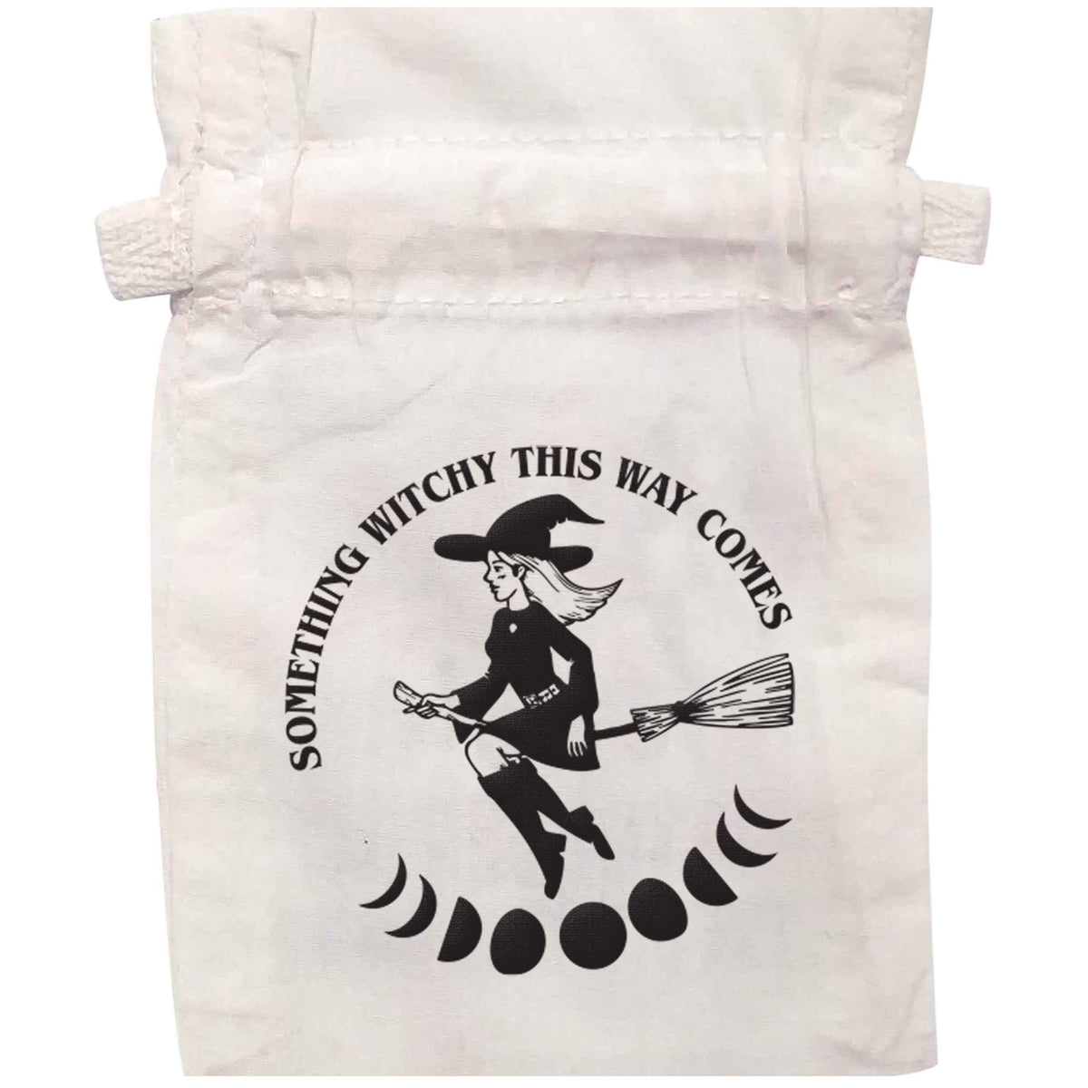 Feeling witchy? This design should hit the spot! | XS - L | Pouch / Drawstring bag / Sack | Organic Cotton | Bulk discounts available!