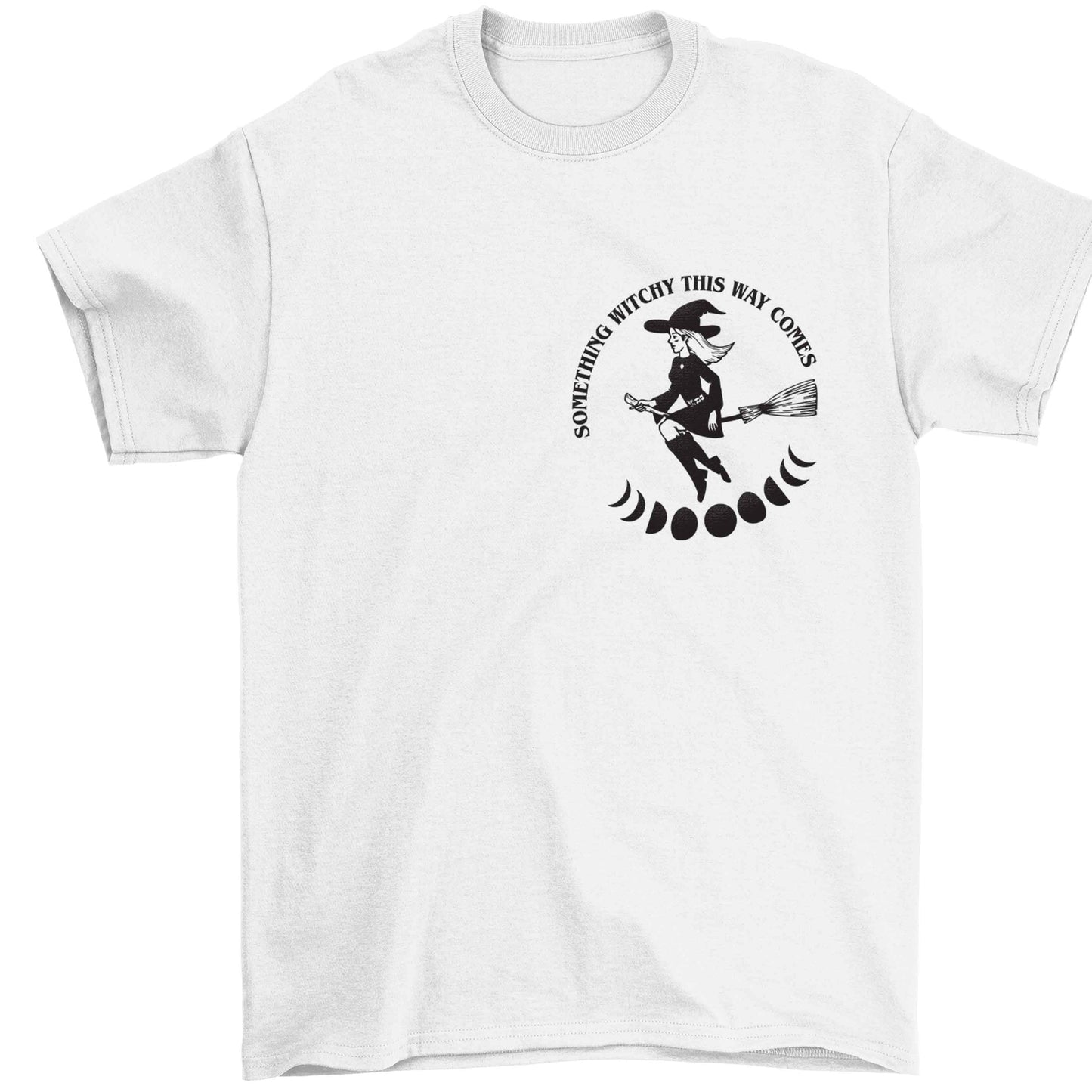 Feeling witchy? This design should hit the spot! Children's white Tshirt 12-13 Years
