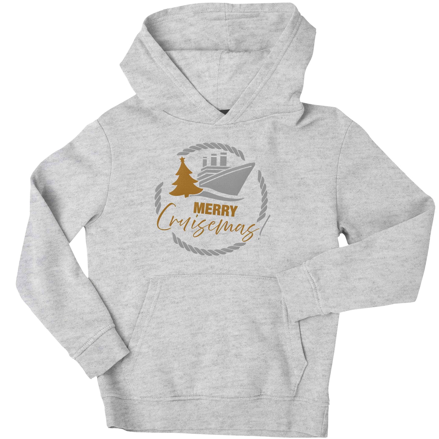 Merry cruismas children's grey hoodie 12-13 Years