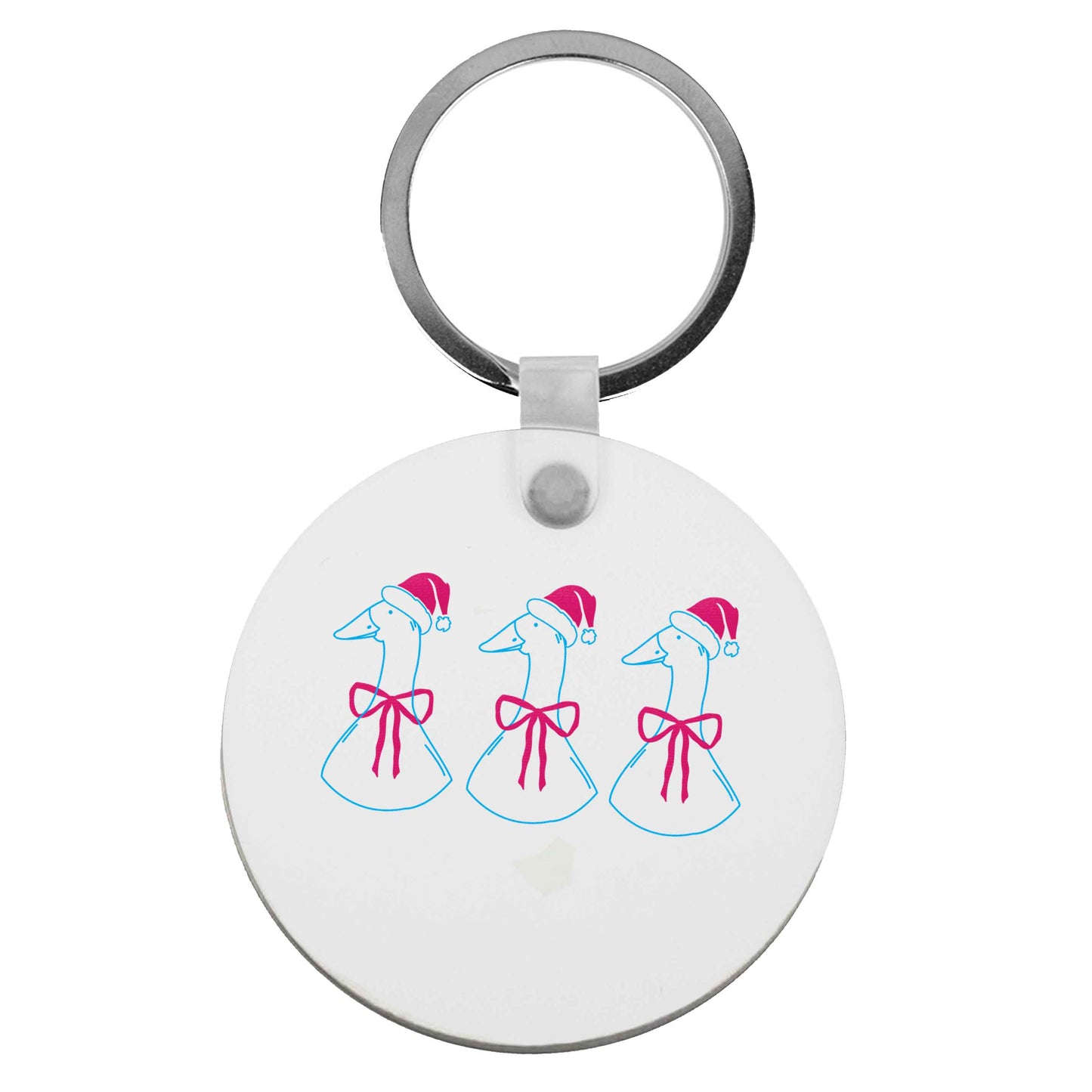 Christmas geese | Keyring