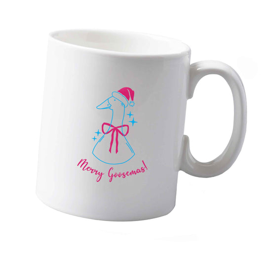 10 oz Merry goosemas ceramic mug both sides