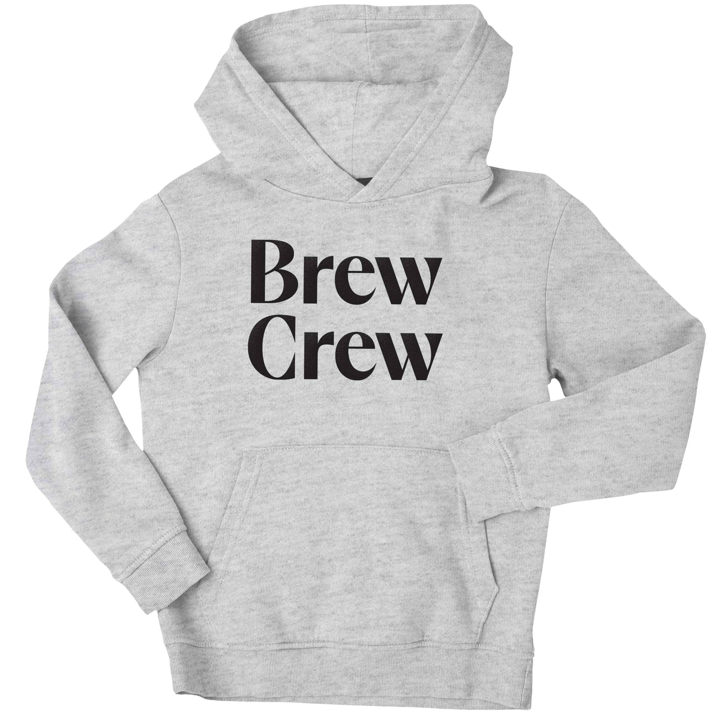 Brew crew children's grey hoodie 12-13 Years