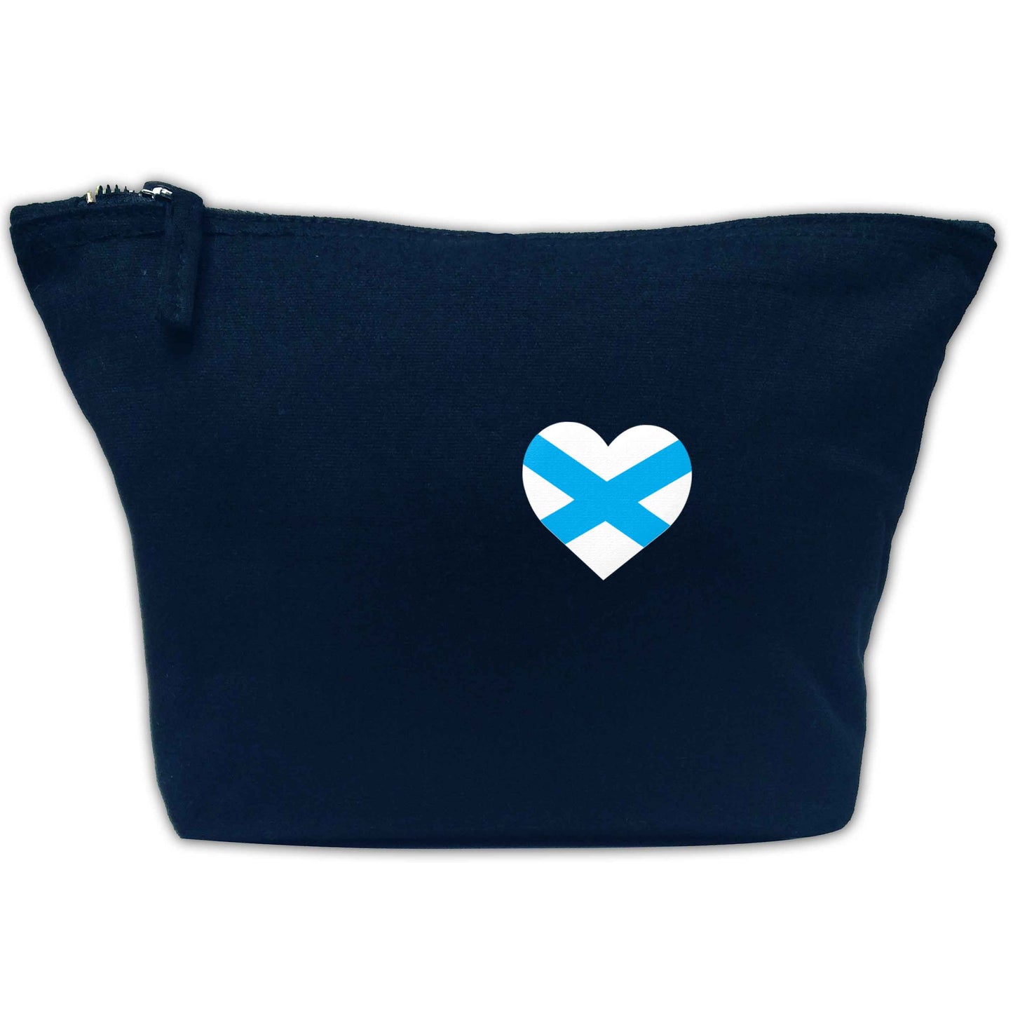 Scottish flag heart - pocket design | Makeup / wash bag