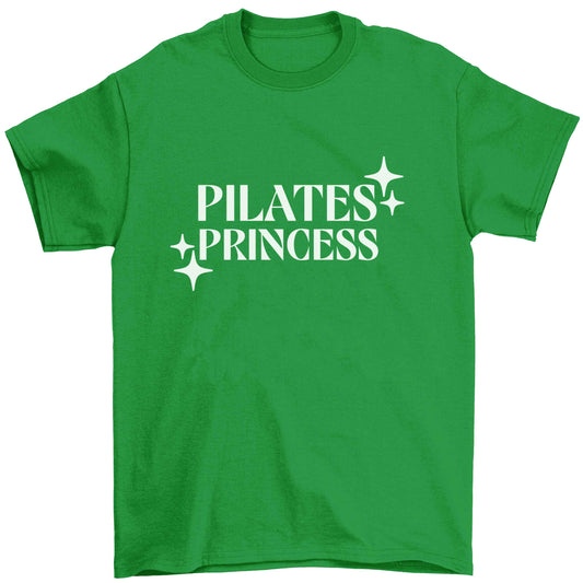Pilates princess Children's green Tshirt 12-13 Years