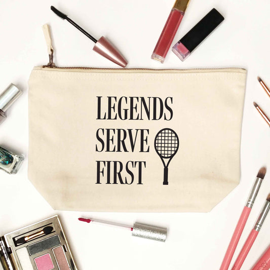 Legends serve first natural makeup bag
