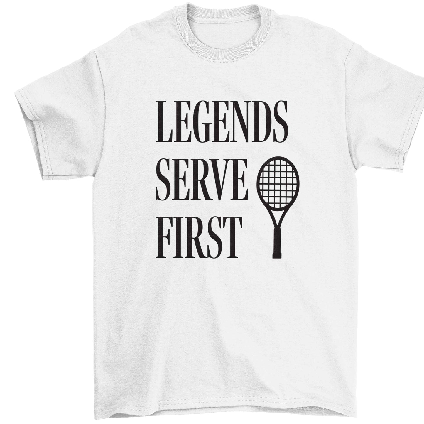 Legends serve first Children's white Tshirt 12-13 Years