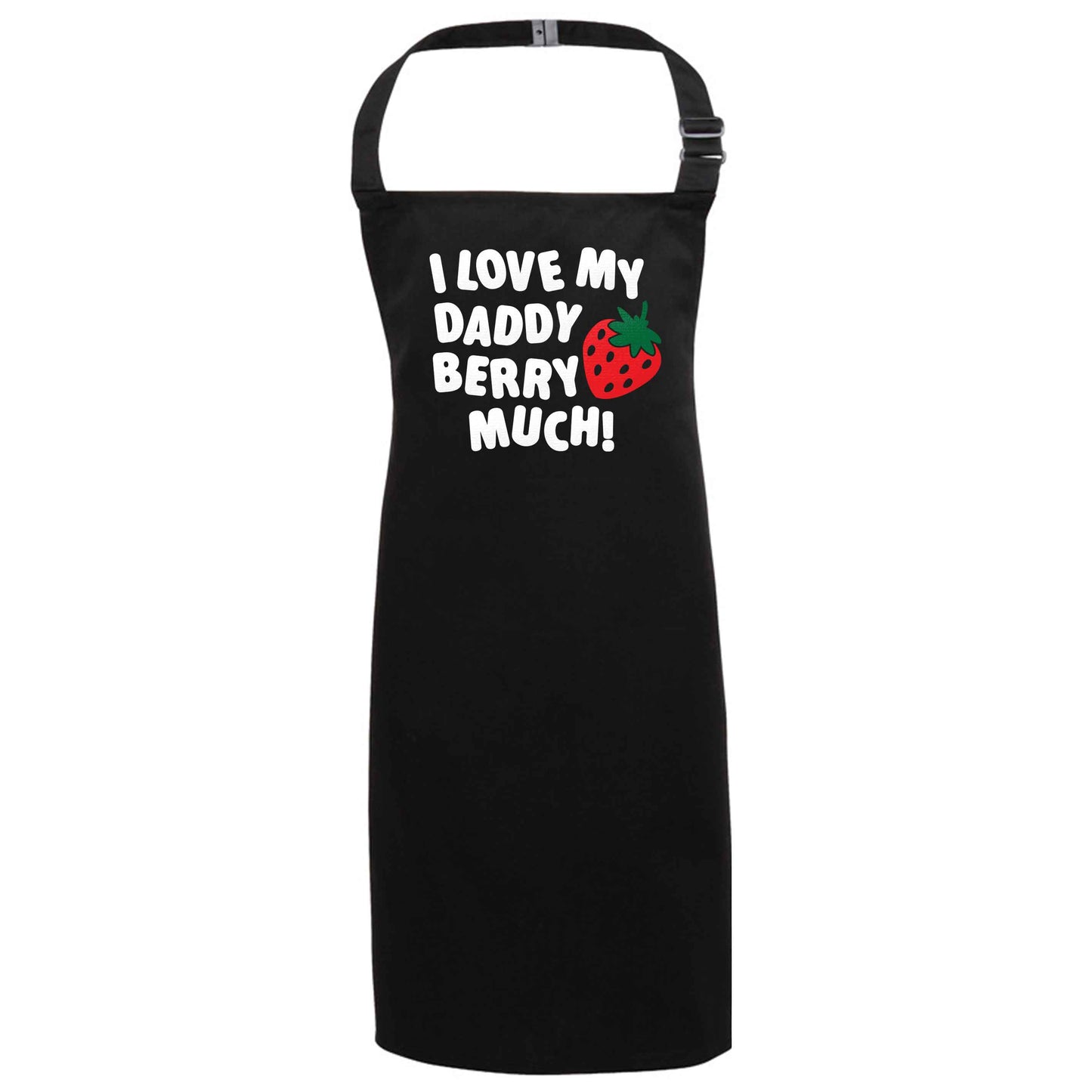 I love my daddy berry much black apron 7-10 years