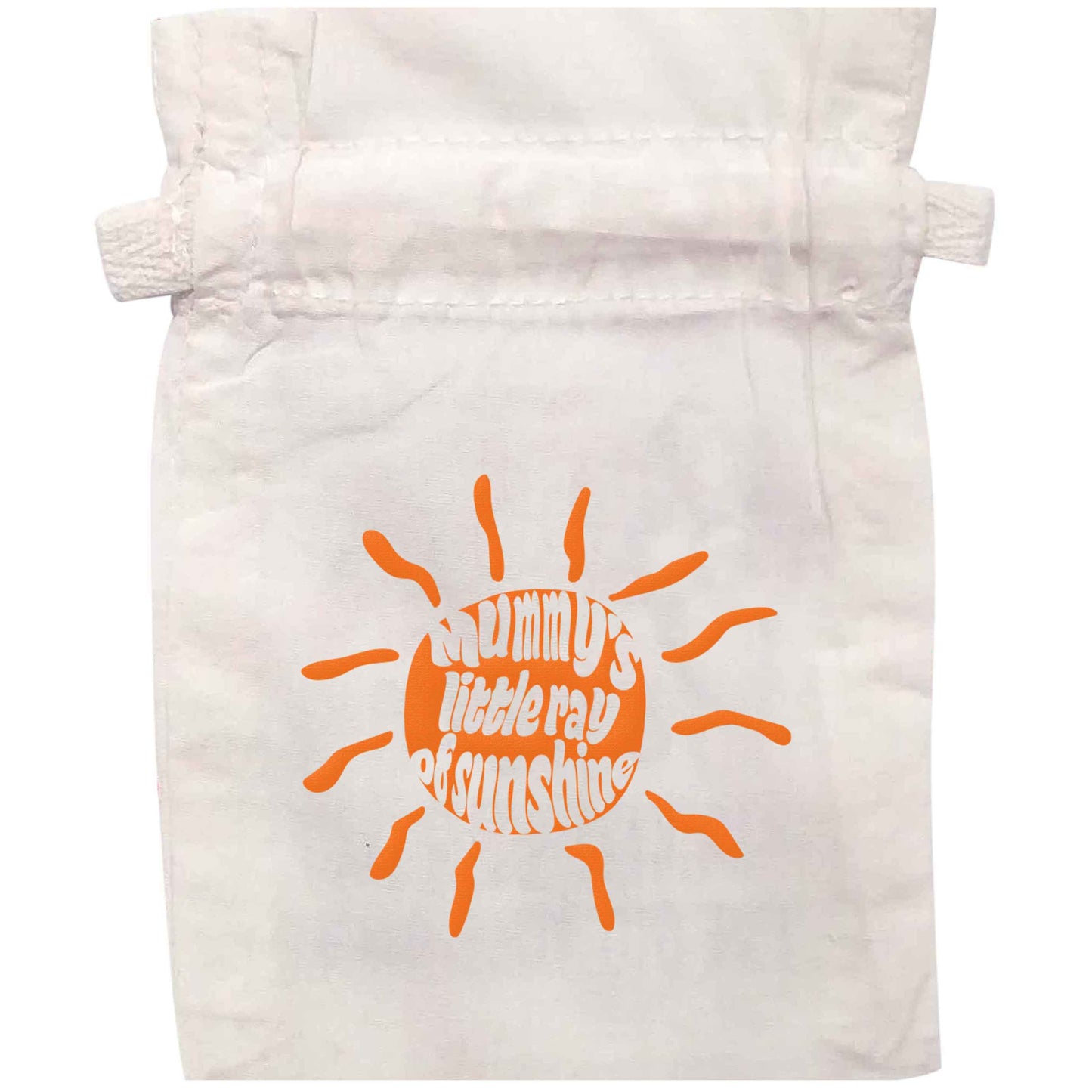 Mummy's little ray of sunshine | XS - L | Pouch / Drawstring bag / Sack | Organic Cotton | Bulk discounts available!