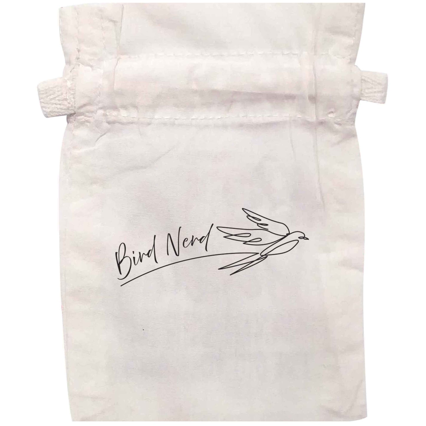 Bird nerd | XS - L | Pouch / Drawstring bag / Sack | Organic Cotton | Bulk discounts available!