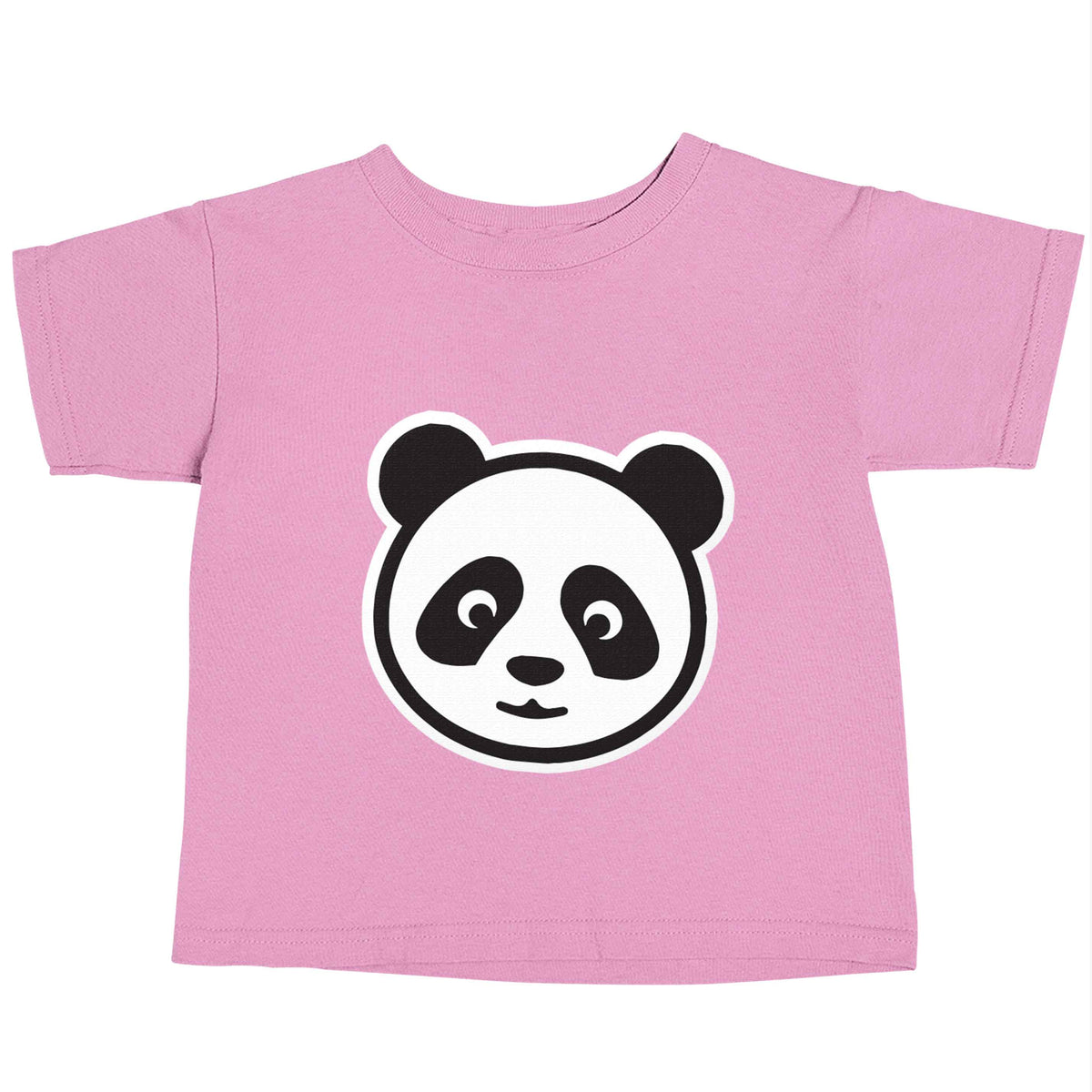 Panda face light pink baby toddler Tshirt 2 Years