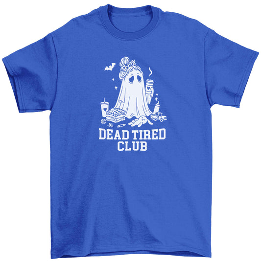 Dead tired club Children's blue Tshirt 12-13 Years