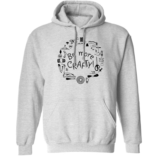 Be More Crafty adults unisex grey hoodie 2XL