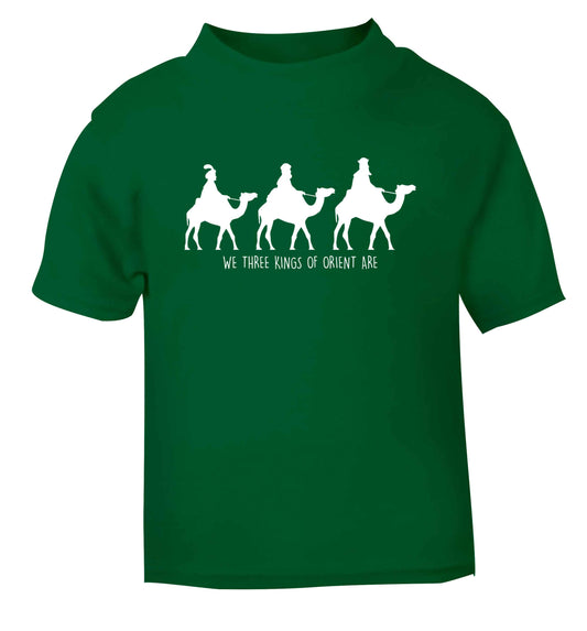 We three kings of orient are green baby toddler Tshirt 2 Years