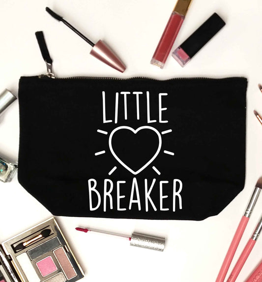 Little heartbreaker black makeup bag