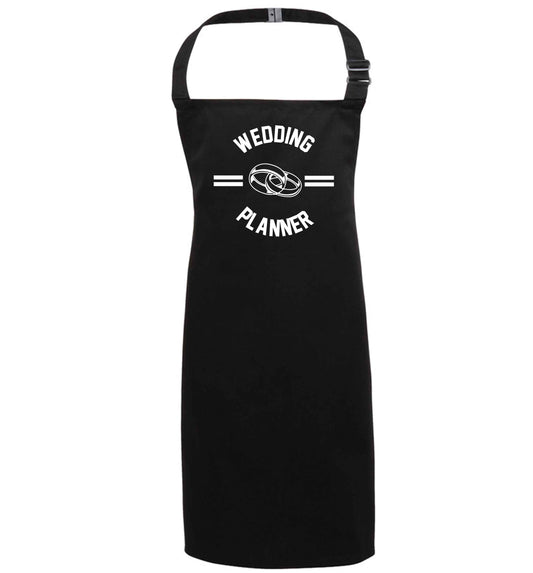 Wedding planner black apron 7-10 years