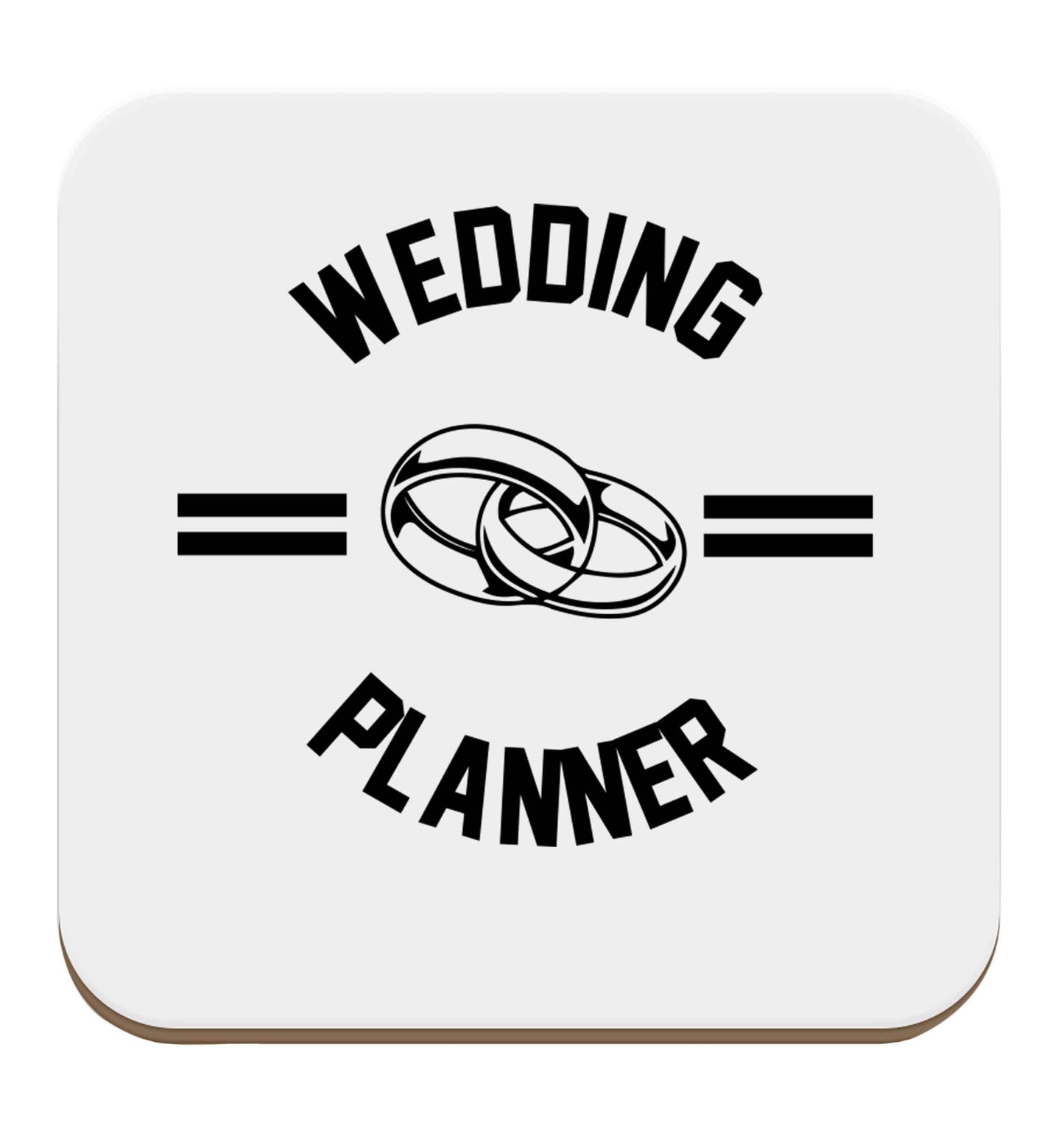 Wedding planner set of four coasters