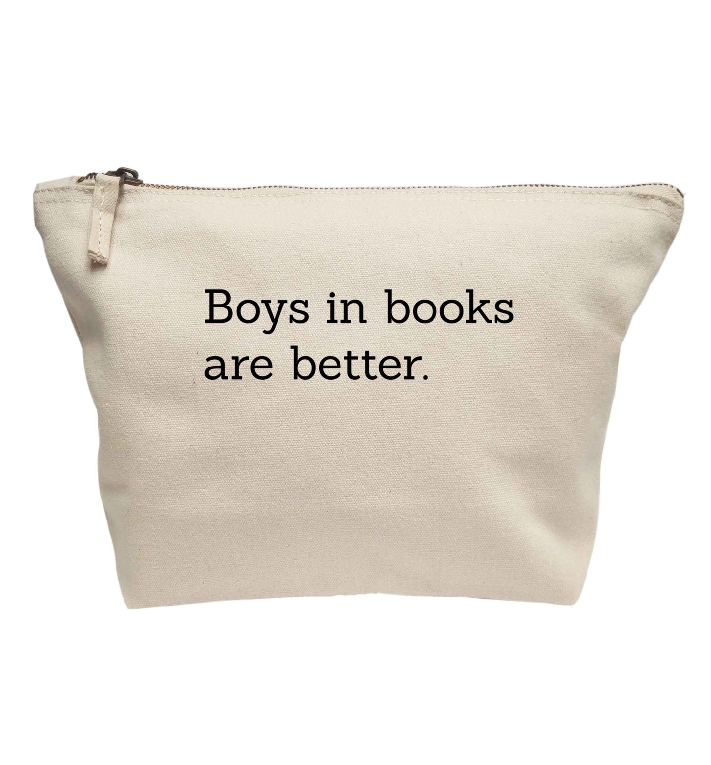 Boys in books are better | Makeup / wash bag