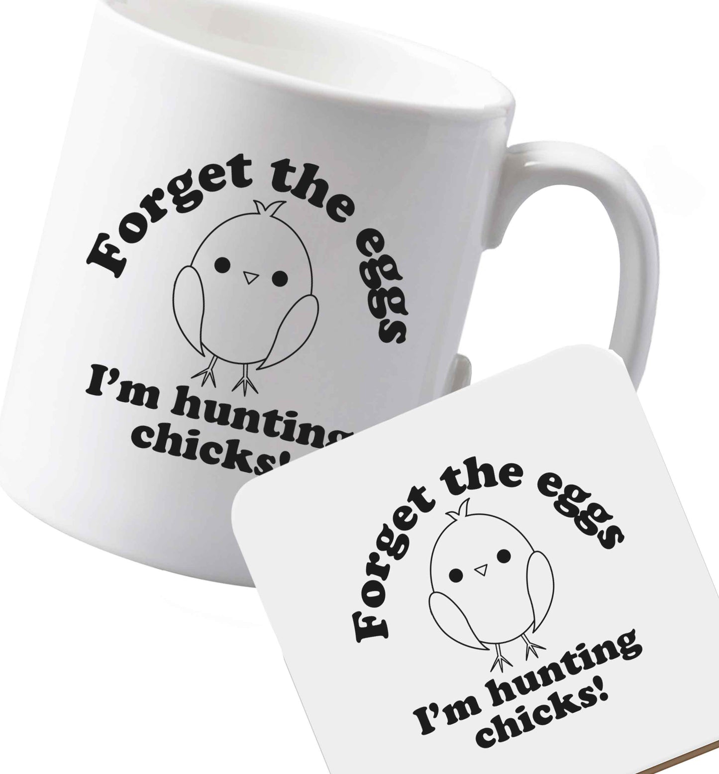 10 oz Ceramic mug and coaster Favourite Type Pan Pancake both sides