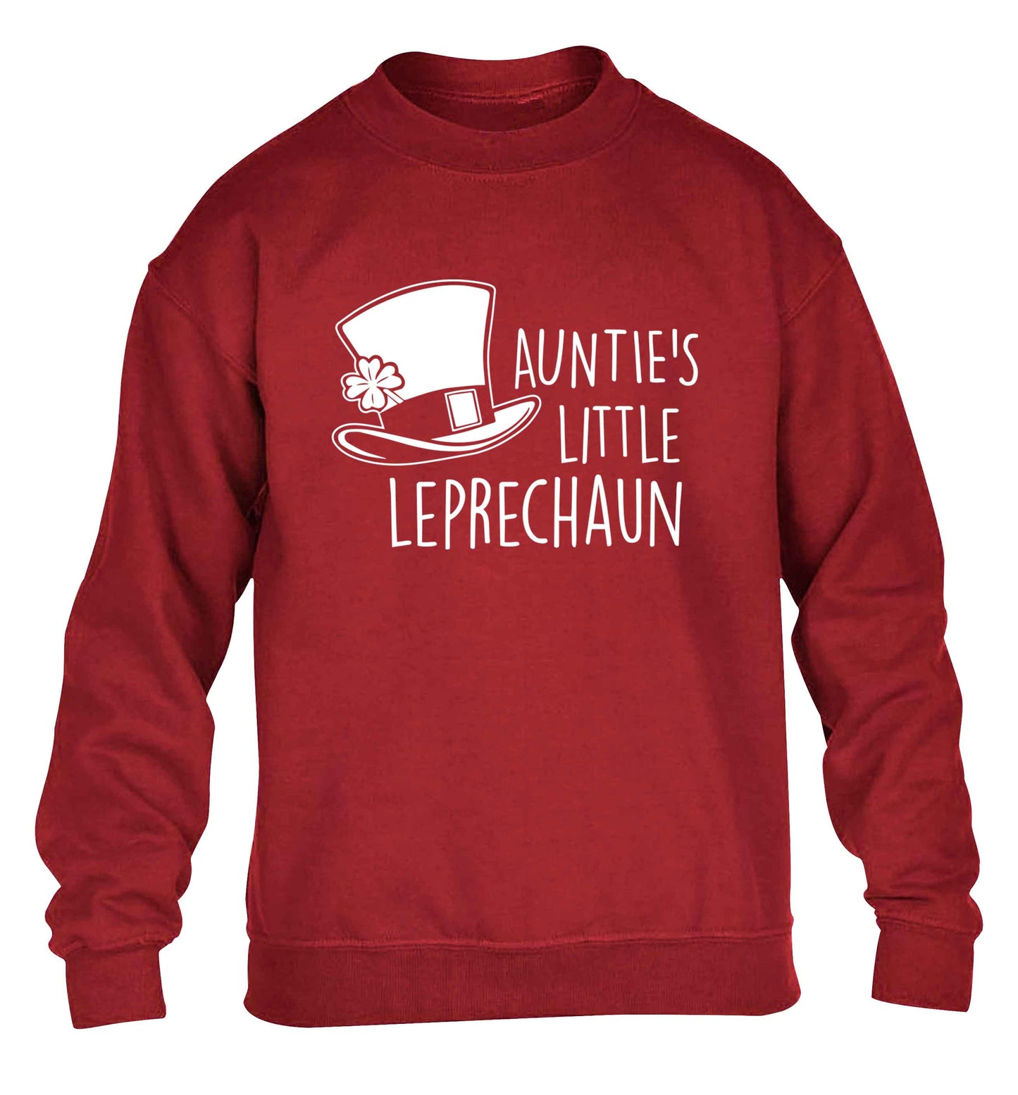Auntie's little leprechaun children's grey sweater 12-13 Years