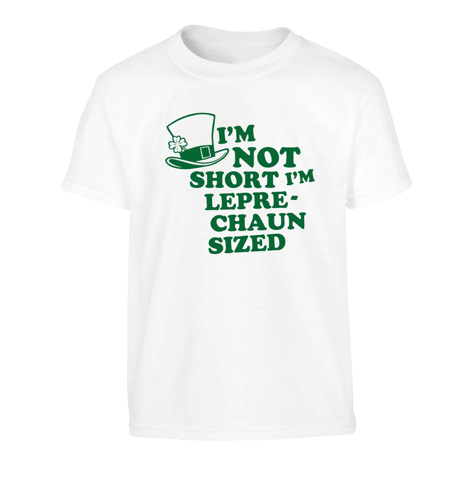 I'm not short I'm leprechaun sized Children's white Tshirt 12-13 Years