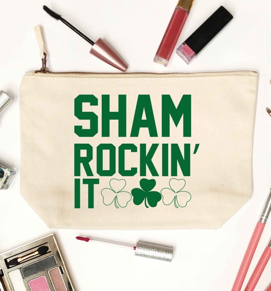 Shamrockin' it natural makeup bag