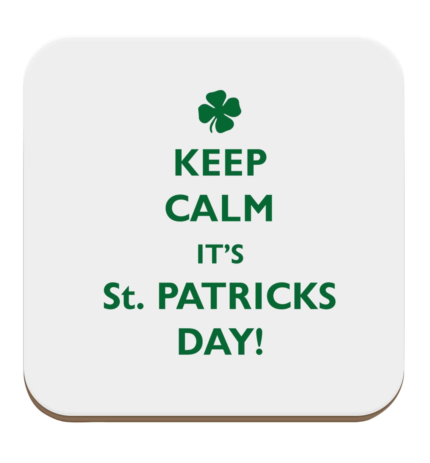 I can't keep calm it's St.Patricks day set of four coasters