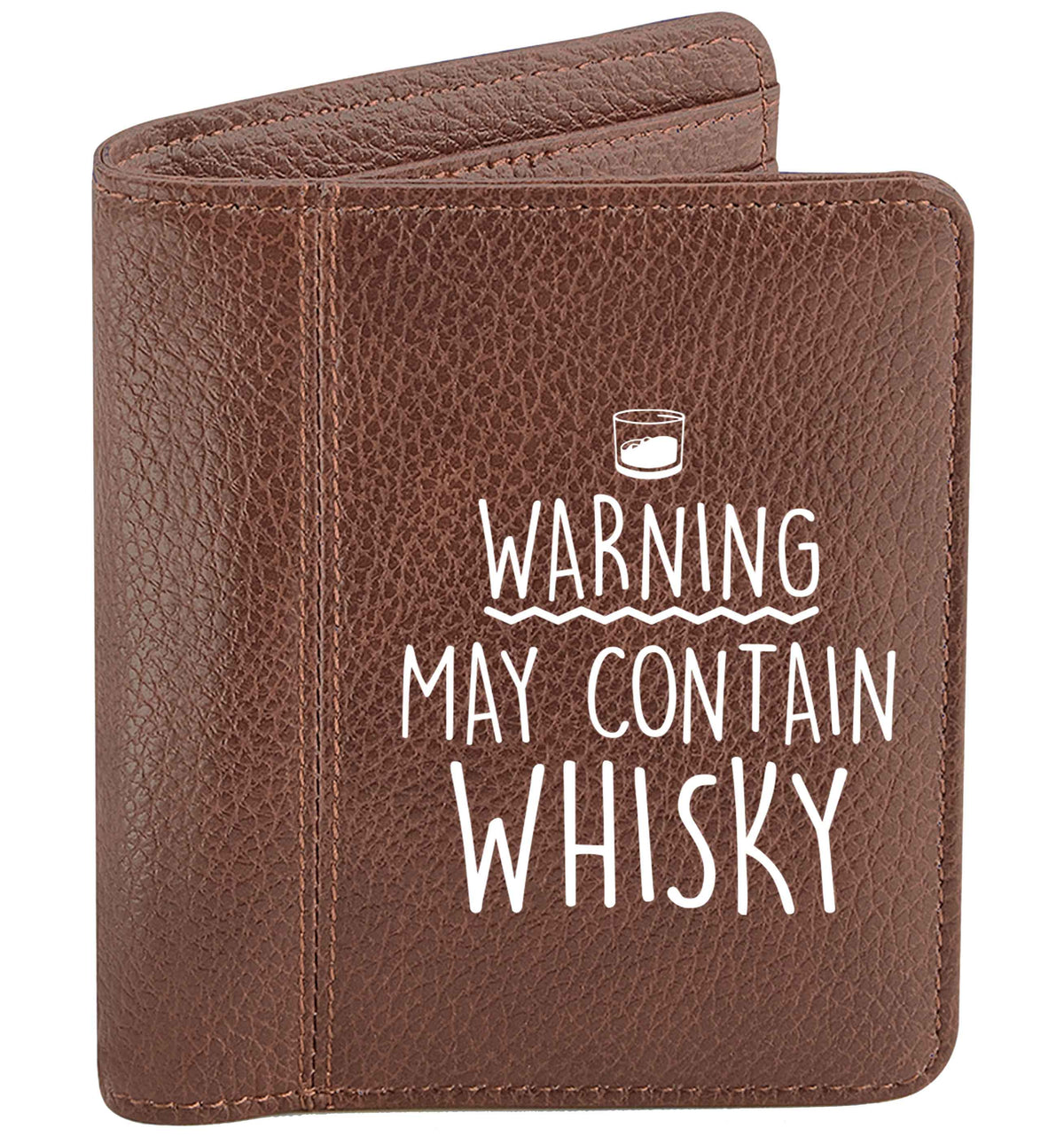 Warning may contain whisky | Mens wallet