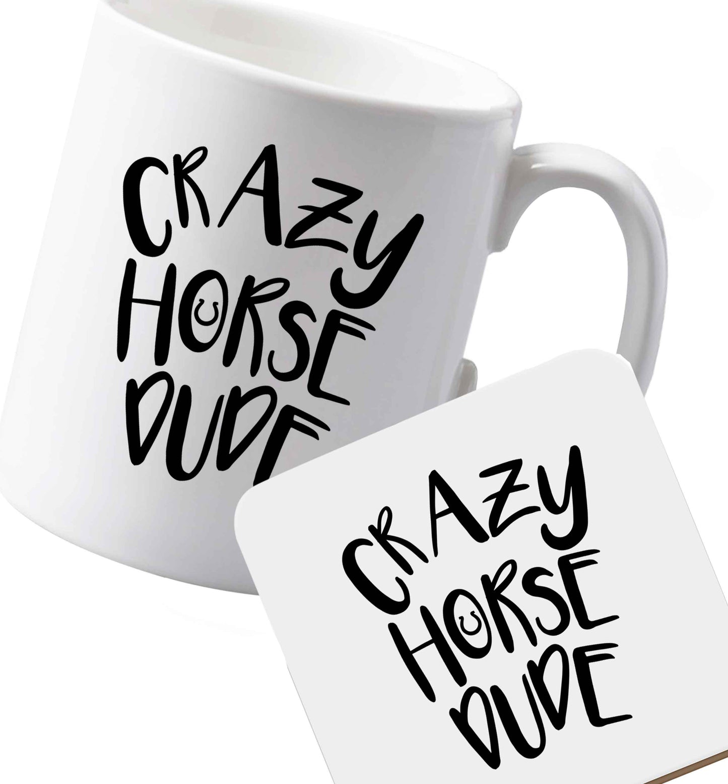 10 oz Ceramic mug and coaster Favourite Type Pan Pancake both sides