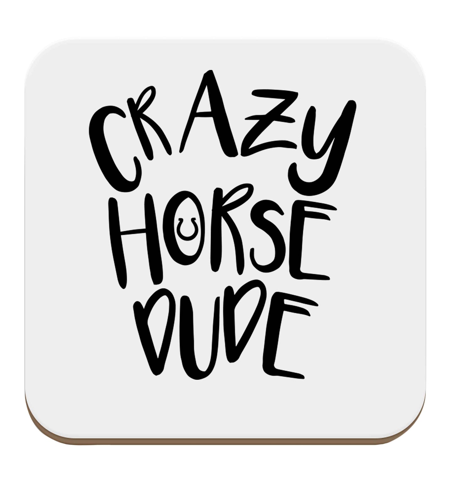 Crazy horse dude set of four coasters