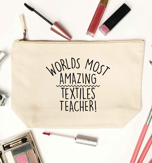 Worlds most amazing textiles teacher natural makeup bag