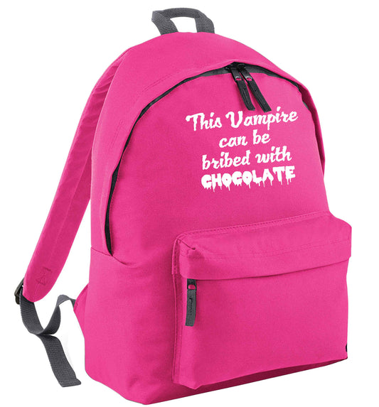 This vampire can be bribed with chocolate | Children's backpack